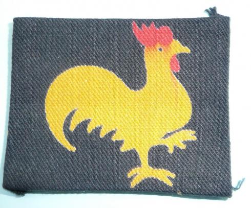 Korean War - 40th Infantry Division Printed Cloth Formation Sign
