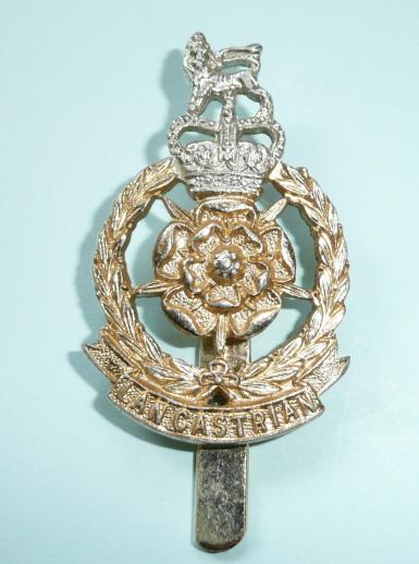 Lancastrian Brigade  aa Anodised Aluminium Cap Badge - Timings