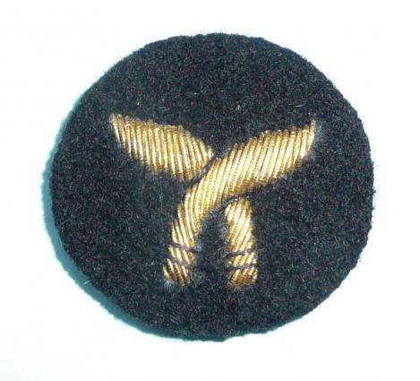 14th / 20th Hussars / Kings Royal Hussars Gurkha Crossed Kukris Bullion Mess Dress Arm Badge