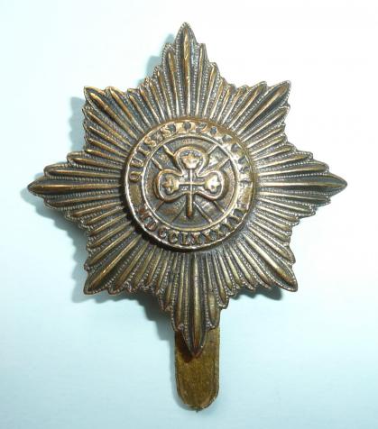 Irish Guards Other Ranks Brass Gilding Metal Cap Badge