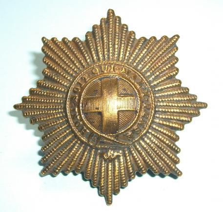 Coldstream Guards Other Ranks Brass Gilding Metal Cap Badge