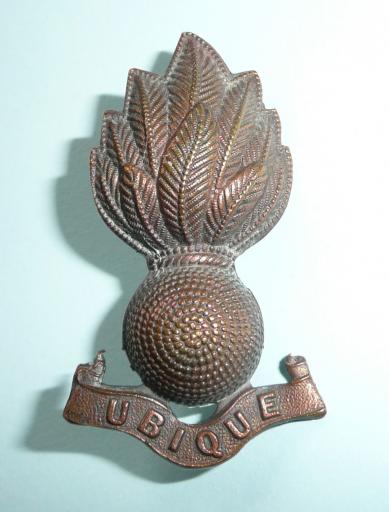 Royal Engineers Officer's OSD Collar / Side Cap Badge - 10 flames