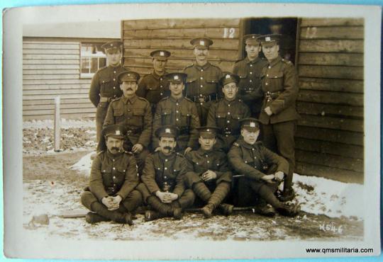 Manchester Regiment Training Reserve Squad Original WW1 Postcard