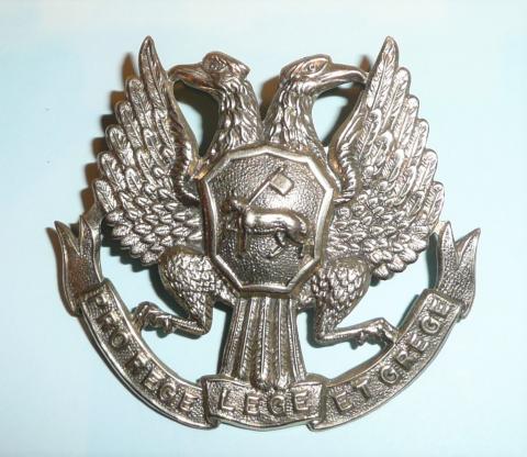 4th ( Perthshire ) Volunteer Battalion, The Black Watch (Royal Highlanders) Other Ranks White Metal Glengarry Bdage
