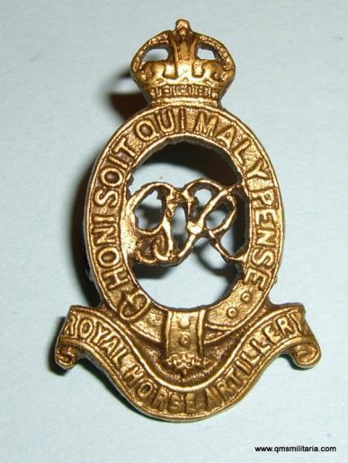 WW2 3rd Regiment RHA Royal Horse Artillery Theatre Made Cap Badge
