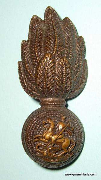 Northumberland Fusiliers ( NF ) Officer's OSD Bronze Collar Badge, Left Facing.
