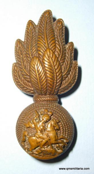Northumberland Fusiliers ( NF ) Officer's OSD Bronze Upright Collar Badge, Right Facing.