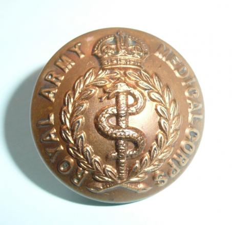 Royal Army Medical Corps ( RAMC ) Officers Large Pattern Brass Button