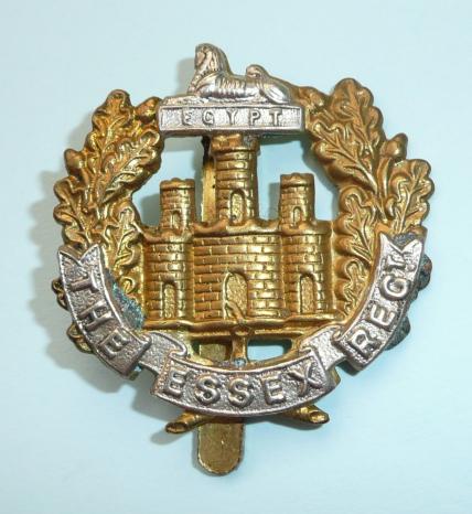 The Essex Regiment (44th & 56th Foot) Other Ranks Bi-metal Cap Badge