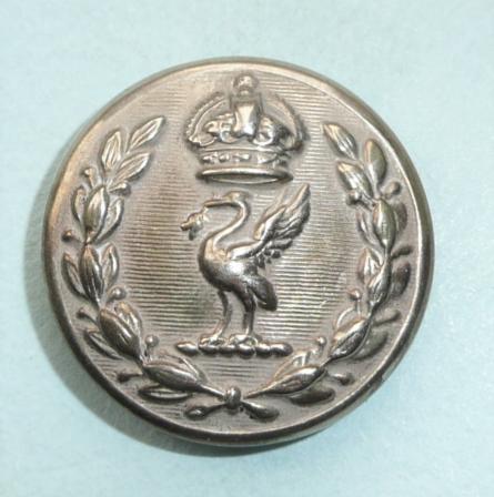 Liverpool City Police Large Pattern White Metal Button