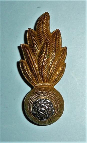 Scarce Royal Fusiliers ( City of London Regiment ) Victorian Officers Scarlet Frock Coat Collar Badge