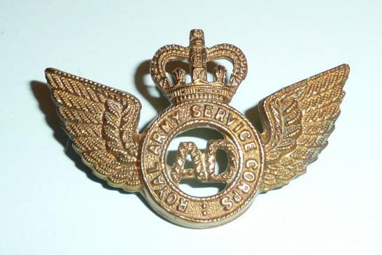 Air Despatch Royal Army Service Corps ( RASC) Gilt Brass Proficiency Wrist Sleeve Badge, QEII