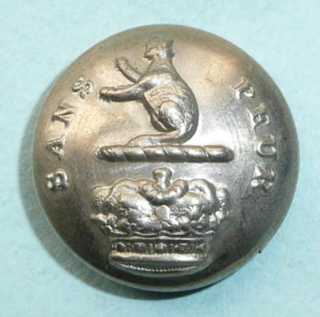 5th Seaforth and Caithness Highlanders Territorial Battalion White Metal Medium Pattern Button