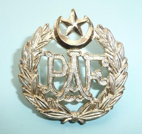 Pakistan Air Force Other Ranks aa Anodised Aluminium Cap Badge