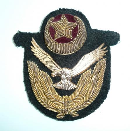 Pakistan Air Force Officers Bullion Cap Badge