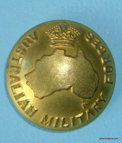 Australian Military Forces Large Gilt Officers Button