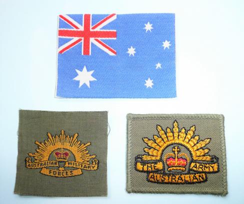 3 x Australian Army / Military Forces Patch Flashes