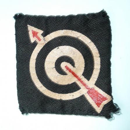 WW2 6th Anti-Aircraft Division Painted Cloth Formation Sign (South East Coast)