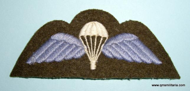 British Army Parachute Qualification Qualified Parachutist (Operational) Embroidered Cloth Wings