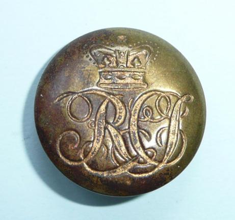 RCI (Royal Corps of Invalids) Royal Hospital Chelsea Large Pattern Victorian Brass Button