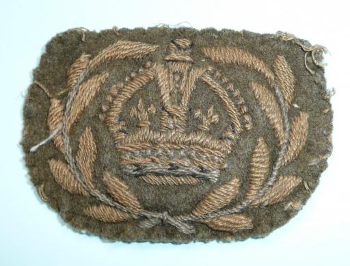 WW2 Embroidered and Padded Warrant Officer Class 2 ( CSM ) Rank insignia