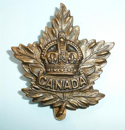 WW1 / WW2 Canada Canadian General Service Cap Badge