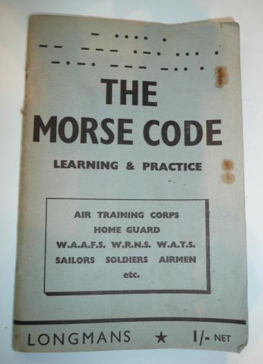 WW2 The Morse Code Learning & Practice Longmans Manual - 1941