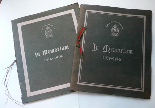 A Set of Monmouthshire Regiment 'In Memorium' Booklets for WW1 and WW2