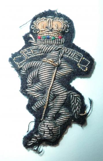 REME (Royal Electrical & Mechanical Engineers) Officers Bullion Beret Badge, QEII issue
