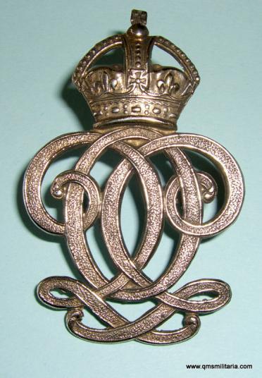 7th Queens Own Hussars NCO's Silver Plated Arm Badge, 1902 - 1952