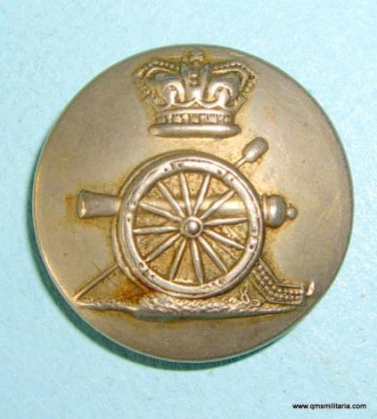 Victorian Volunteer Artillery White Metal Other Ranks Large Button