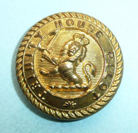 WW1 Vintage Trinity House Pilots Large Pattern Gilt Button