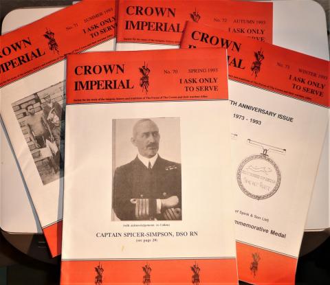 Crown Imperial Military Magazine Complete Set for 1993 - Four issues