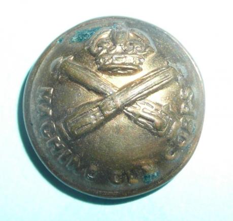 WW1 Machine Gun Corps MGC Officers Medium Brass Button