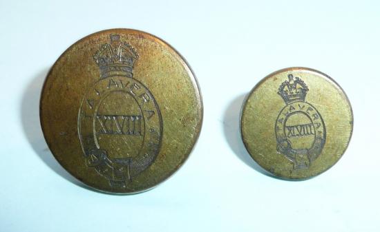 Pair of Mufti Blazer Buttons to the Northamptonshire Regiment (48th Foot)