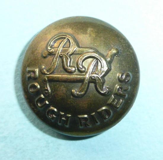 City of London Yeomanry (Rough Riders) Officers Medium Pattern Brass Button