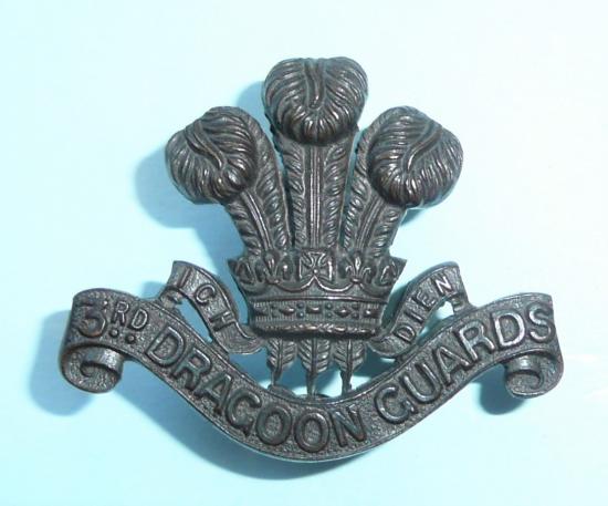 3rd Dragoon Guards Officers OSD Bronze F S Cap Badge