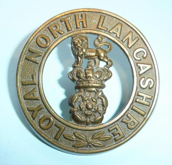 The Loyal North Lancashire Regiment Victorian QVC Gilding Metal 1st pattern Helmet Plate Centre (HPC)