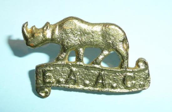 WW2 East African Armoured Corps Cap Badge