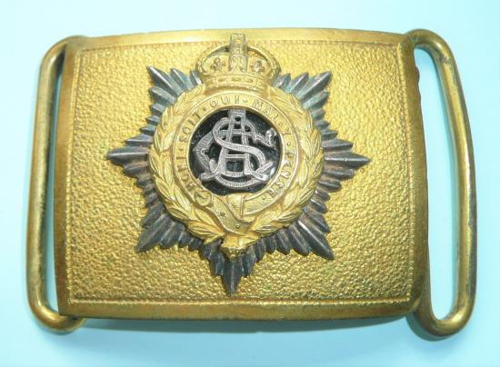 Full Dress Waist Belt Clasp (WBC) to an Officer of the Army Service Corps