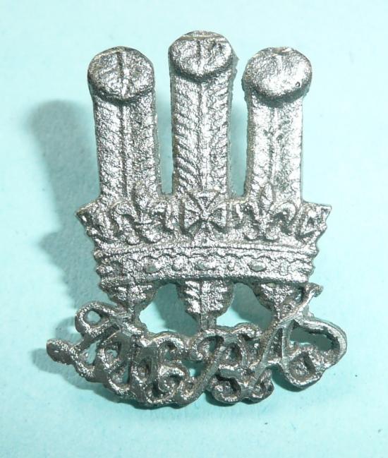 1st Battalion (Prince of Wales Own) Dogra Regiment Silver Plated Field Serivce Cap / Collar Badge