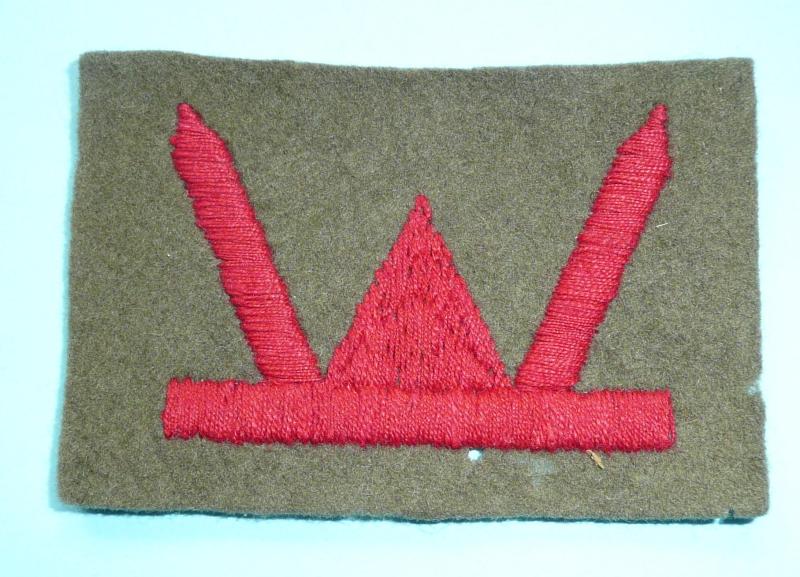 Normandy 1944 - 53rd ( Welsh ) Infantry Division Embroidered Cloth Formation Flash Sign