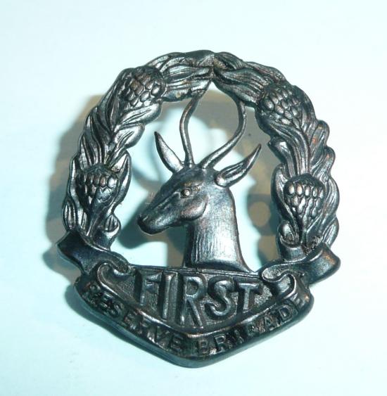 WW2 South African First Reserve Brigade Bronze Colllar Badge