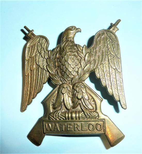 Royal Scots Dragoon Guards (RSDG) Officers Large Brass Pouch Badge