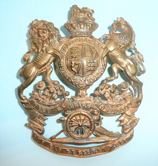 Victorian QVC Royal Artillery Other Ranks helmet plate circa 1878-1902