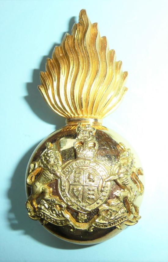Royal Scots Fusiliers (RSF) Officers EIIR Gilt Glengarry Badge