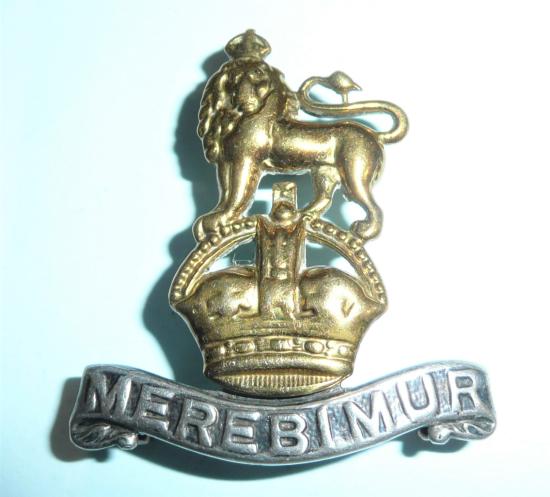 15th Hussars Officers Left Facing Collar Badge
