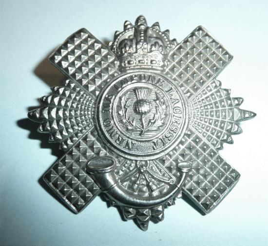 4th/5th Royal Scots Territorial Army White Metal Other Ranks Cap Badge