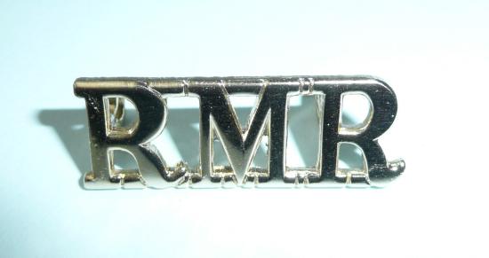 RMR Royal Marine Reserve AA Staybrite Anodised Aluminium Shoulder Title