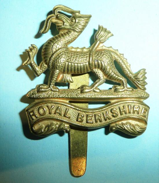 The Royal Berkshire Regiment ( Princess Charlotte of Wales ) Gilding Metal Other Ranks Cap Badge